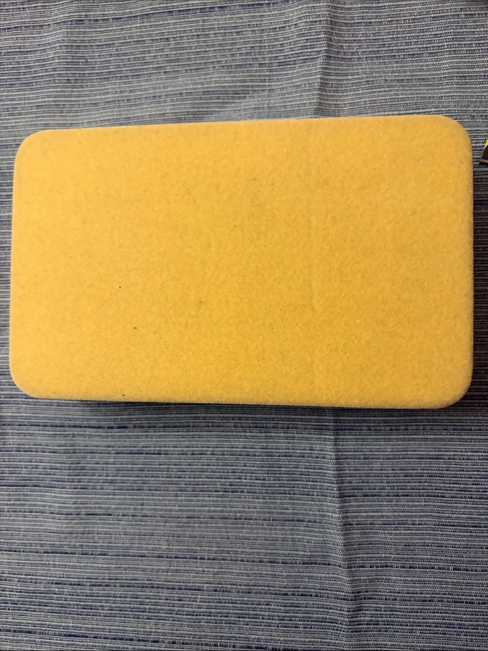 Velvet Jewelry Travel Case in cream and Brown
